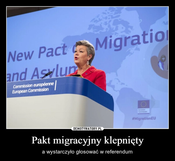 
    Pakt migracyjny klepnięty