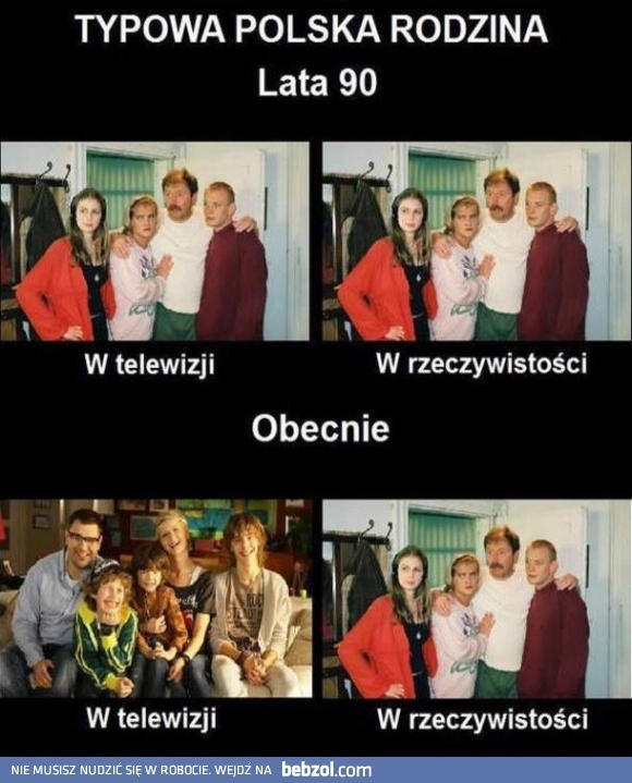 
    Typowa polska rodzina