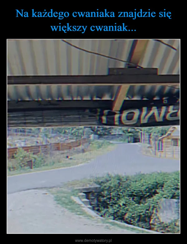 
    Na każdego cwaniaka znajdzie się większy cwaniak...