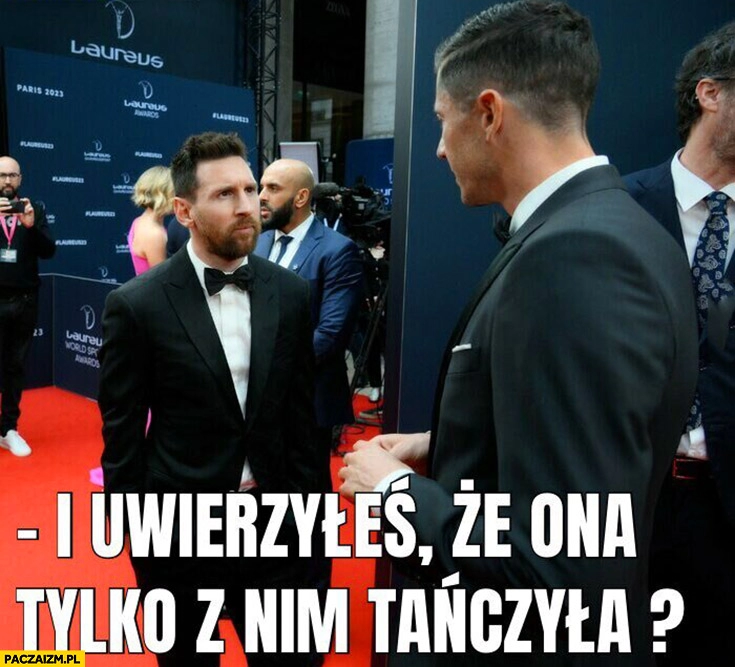 
    Messi Ronaldo i uwierzyłeś, że ona tylko z nim tańczyła? Lewandowska