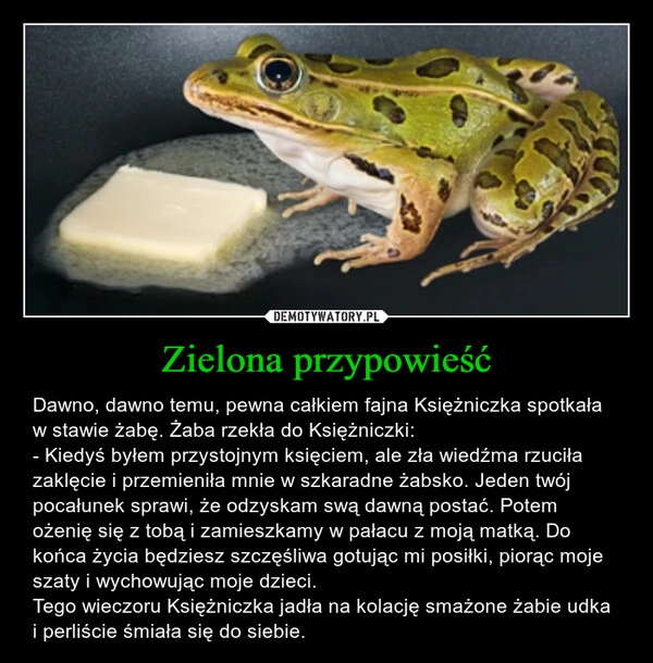 
    Zielona przypowieść 