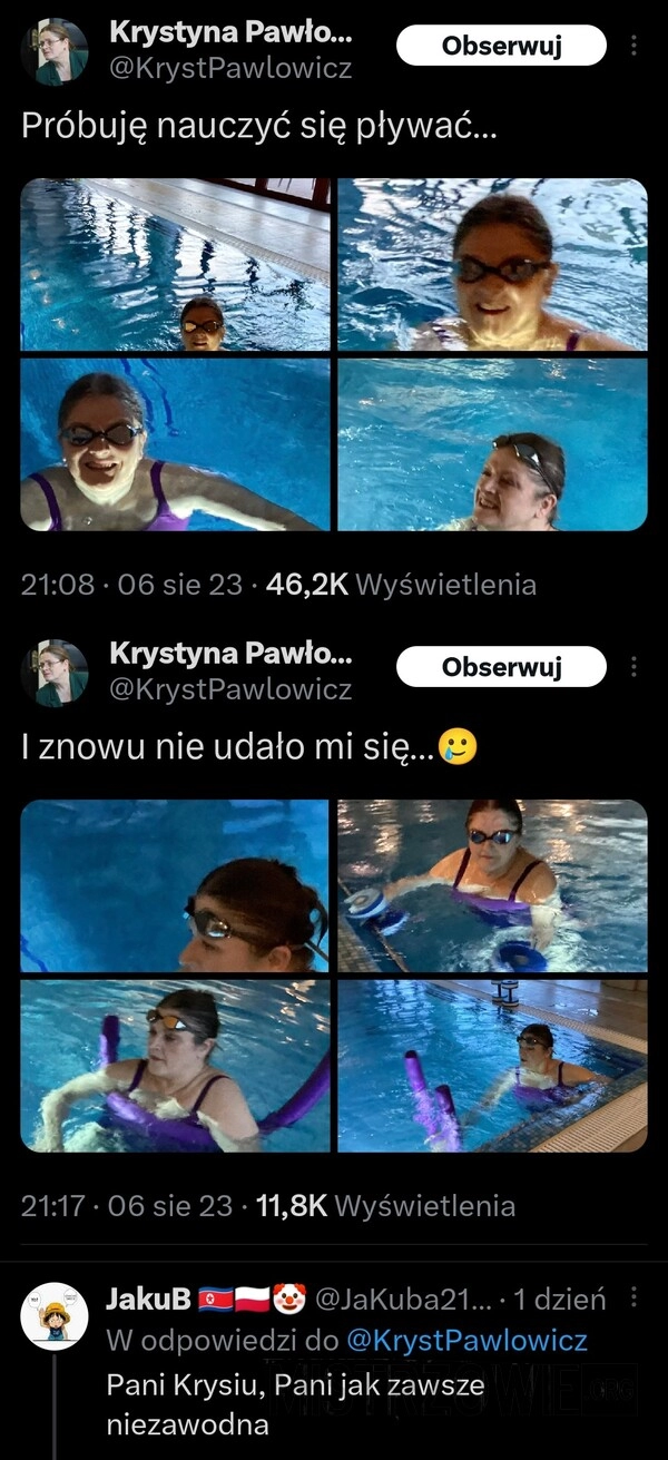 
    Nauka pływania