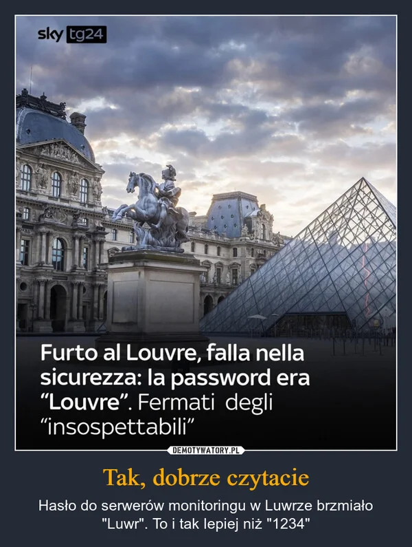 
    Tak, dobrze czytacie