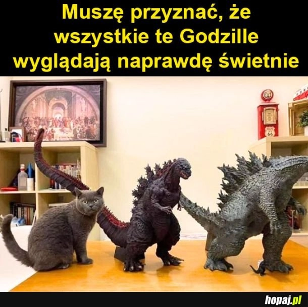 
    Świetne Godzille!