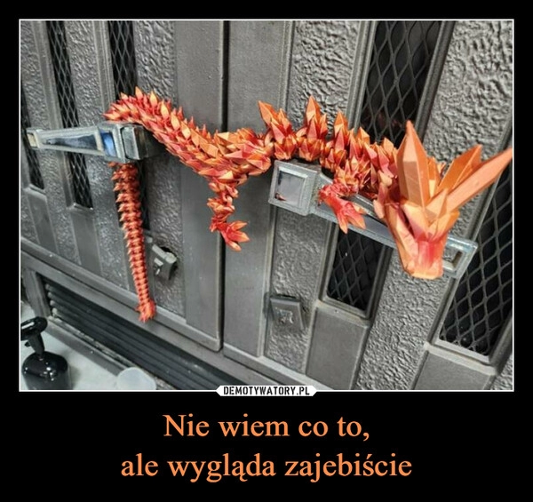 
    Nie wiem co to,
ale wygląda zajebiście