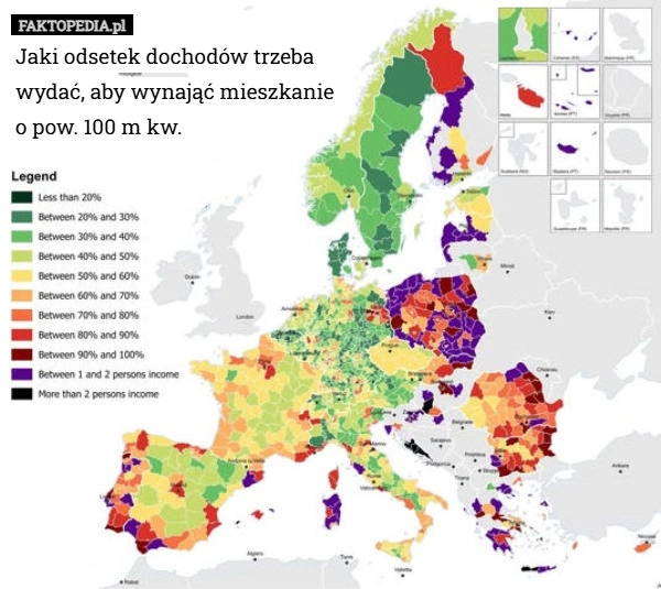 
    Jaki odsetek dochodów trzeba wydać, aby wynająć mieszkanie o pow. 100 m