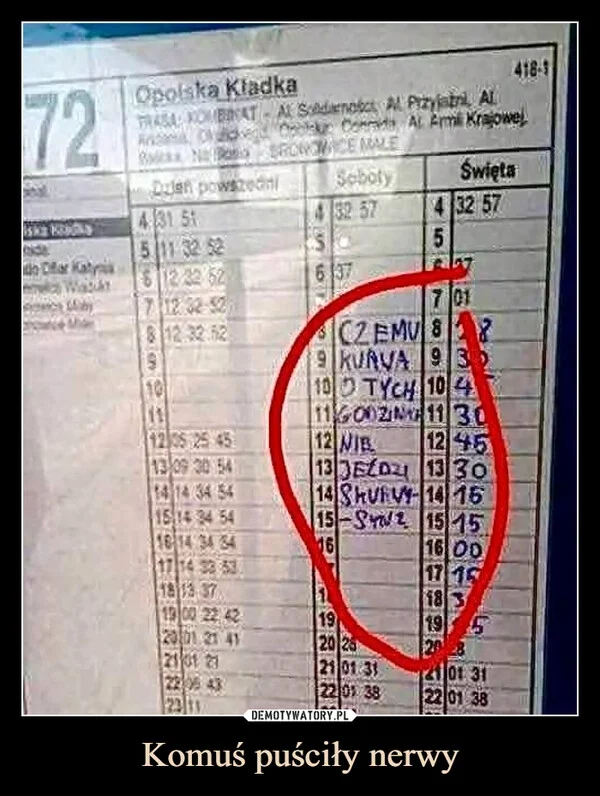 
    Komuś puściły nerwy