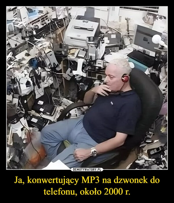 
    Ja, konwertujący MP3 na dzwonek do telefonu, około 2000 r.