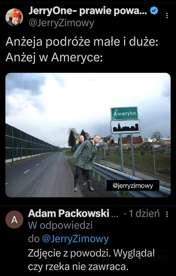 
    Anżej w Ameryce