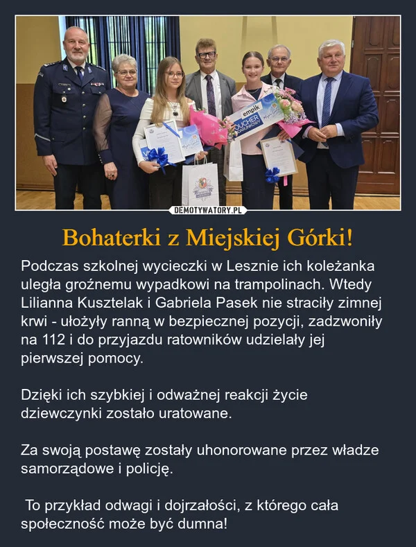 
    Bohaterki z Miejskiej Górki!