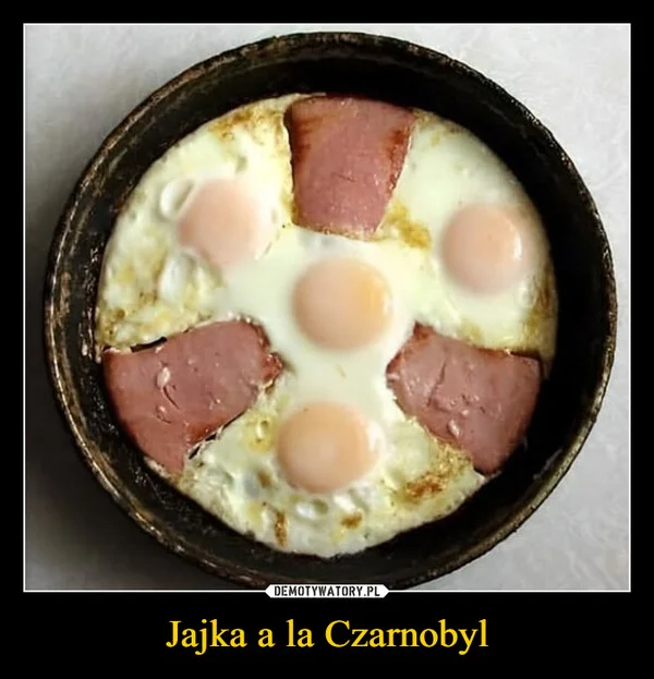 
    Jajka a la Czarnobyl