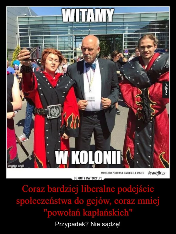 Coraz bardziej liberalne podejście społeczeństwa do gejów, coraz mniej 
