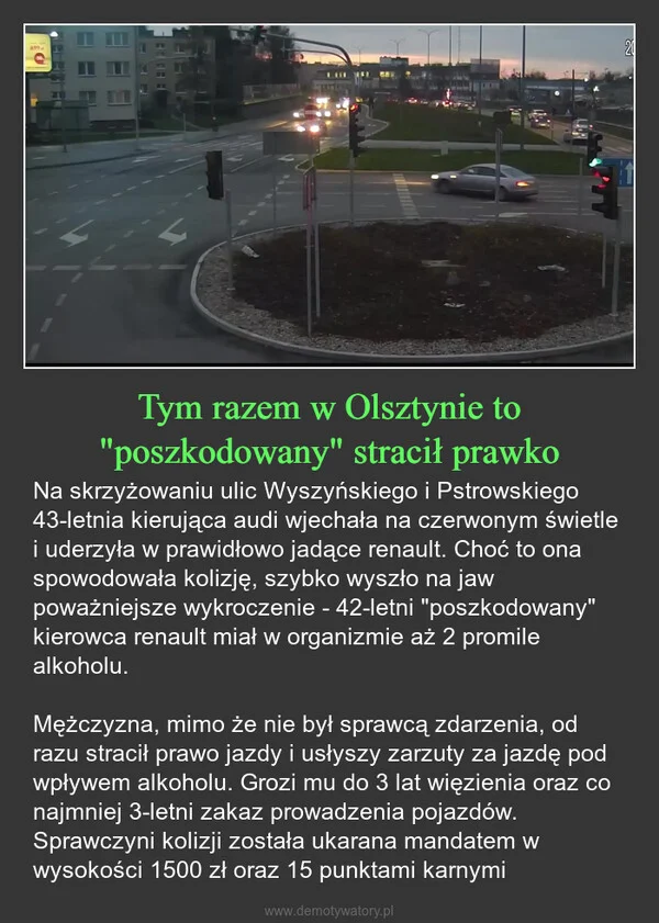 
    Tym razem w Olsztynie to 