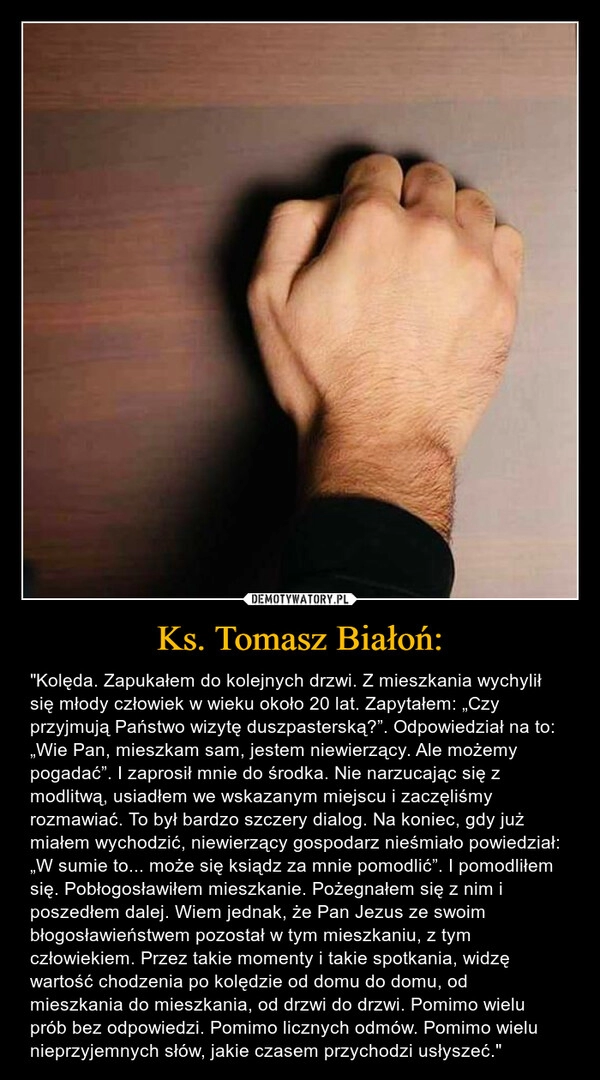 
    Ks. Tomasz Białoń: 