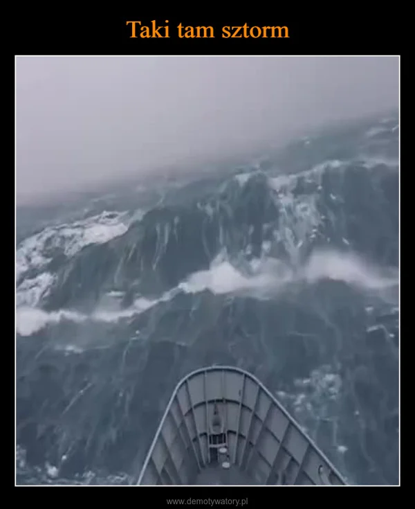 
    Taki tam sztorm