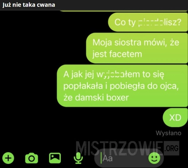 
    Już nie taka cwana