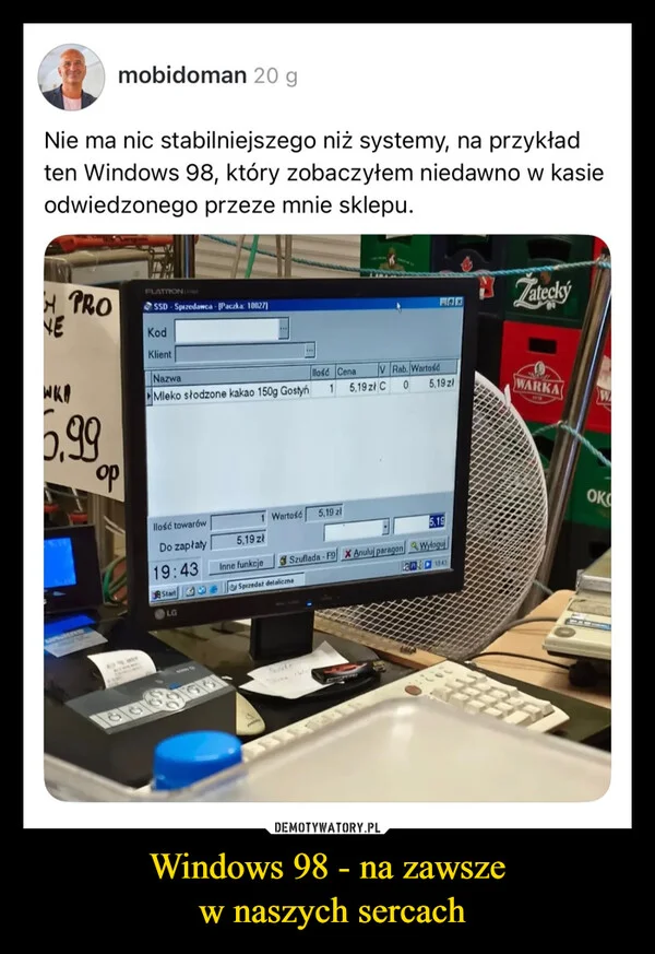 
    Windows 98 - na zawsze w naszych sercach