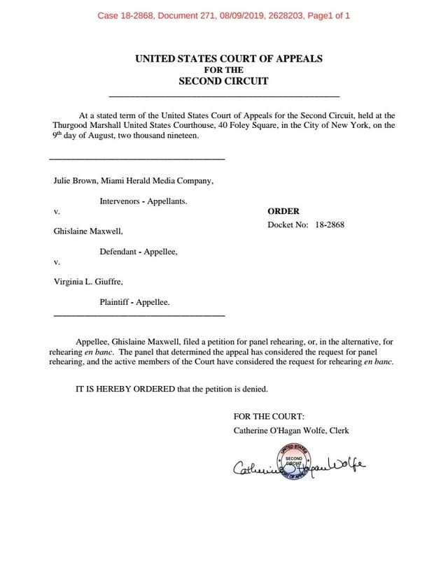 
    The Epstein court documents have just been released, over 2000 pages with list of people on that island