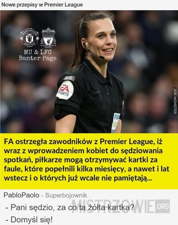 
    Nowe przepisy w Premier League