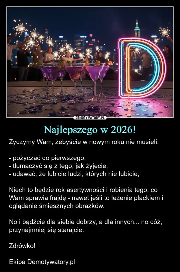 
    Najlepszego w 2026!