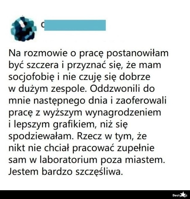 
    Szczerość na rozmowie o pracę 