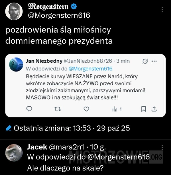 
    Miłośnicy Nawrockiego