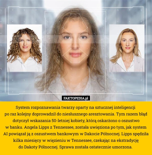 
    System rozpoznawania twarzy oparty na sztucznej inteligencji 
po raz kolejny