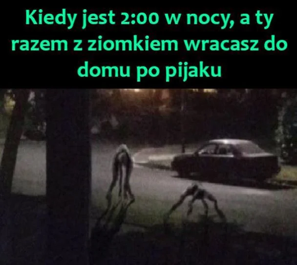 
    Powroty po pijaku takie są