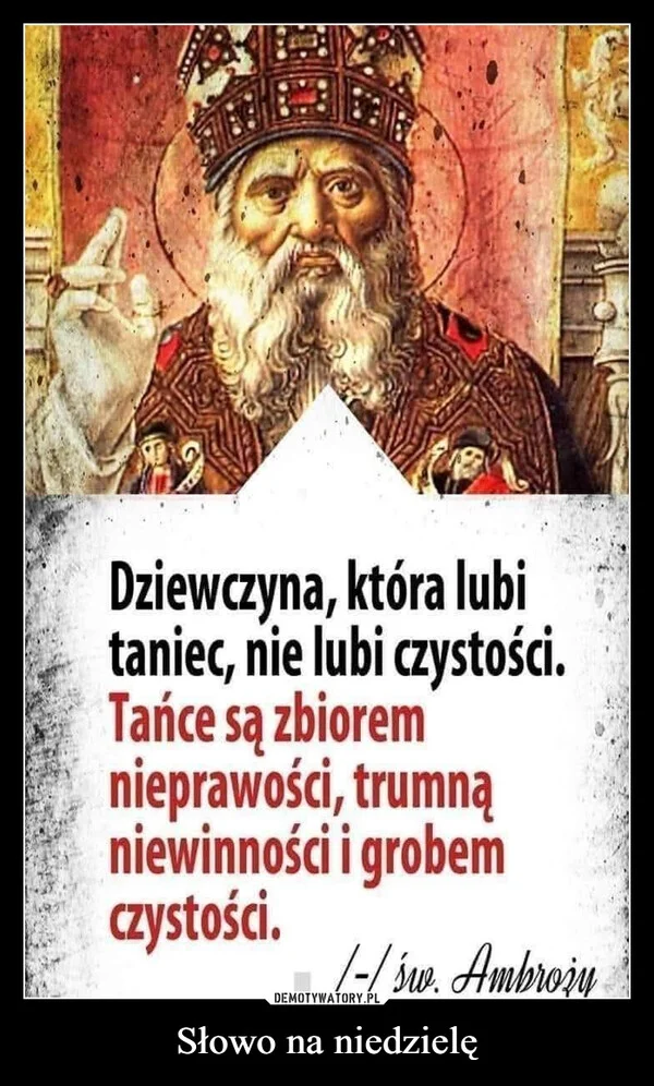 
    Słowo na niedzielę