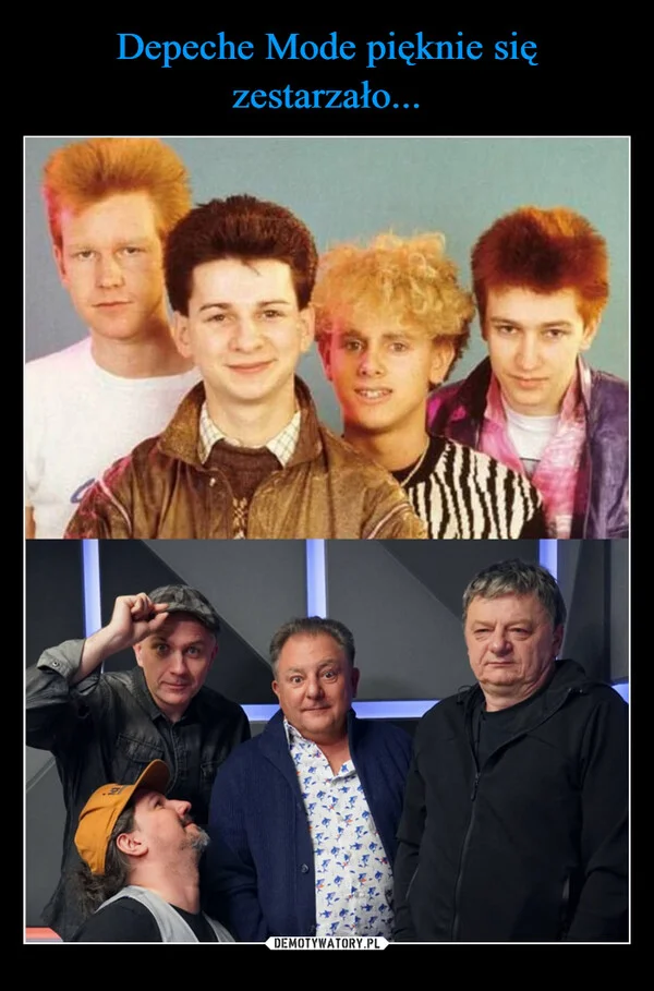 
    Depeche Mode pięknie się zestarzało...