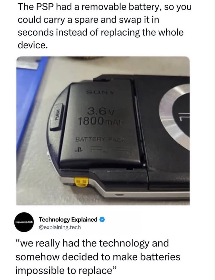 
    Peak engineering we lost along the way