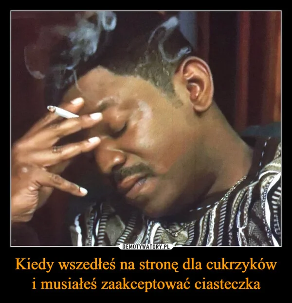 Kiedy wszedłeś na stronę dla cukrzyków i musiałeś zaakceptować ciasteczka