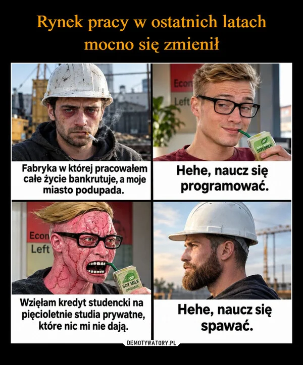 Rynek pracy w ostatnich latach mocno się zmienił