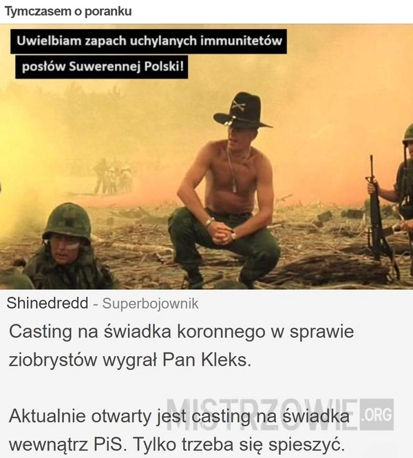 
    Tymczasem o poranku