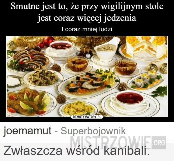 
    Wigilijny stół