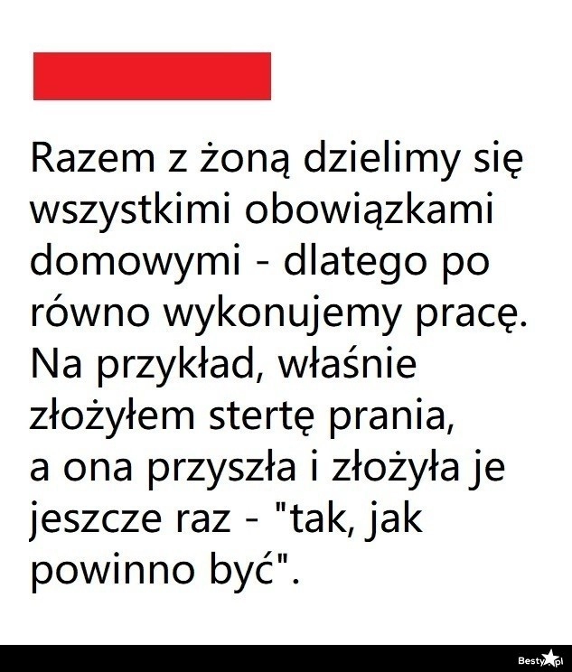 
    Obowiązki domowe 