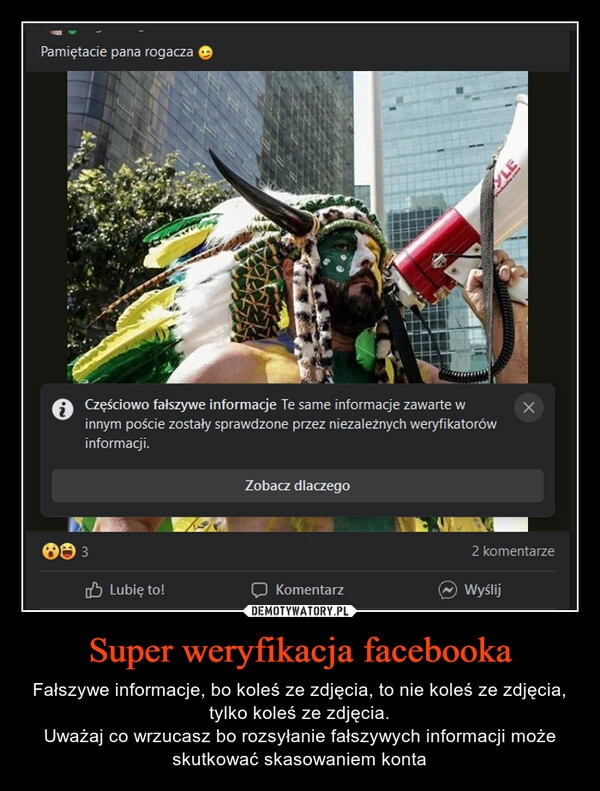 
    Super weryfikacja facebooka 