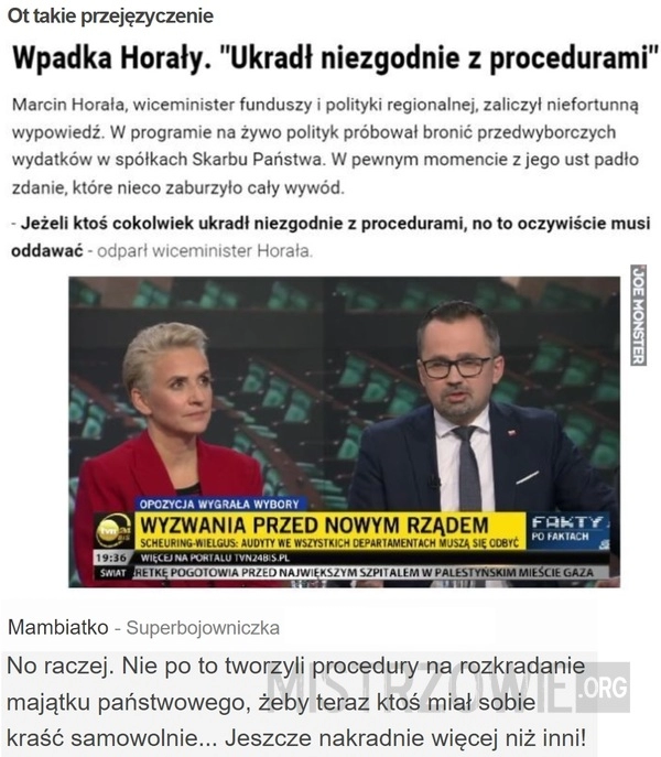 
    Ot takie przejęzyczenie