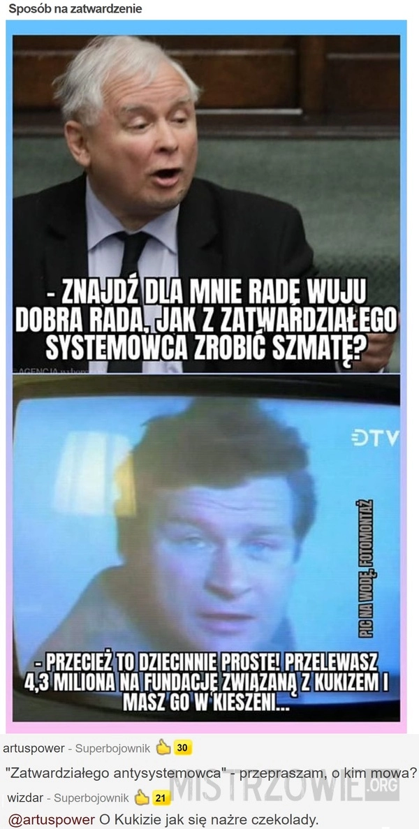 
    Sposób na zatwardzenie