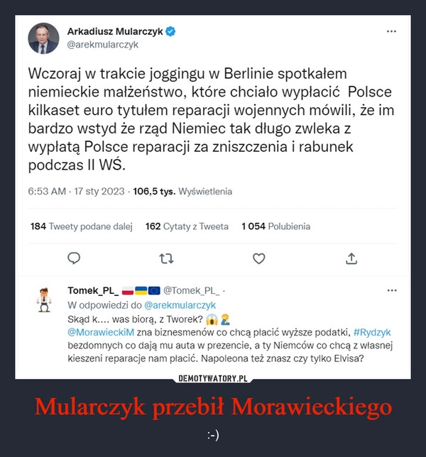 
    Mularczyk przebił Morawieckiego 