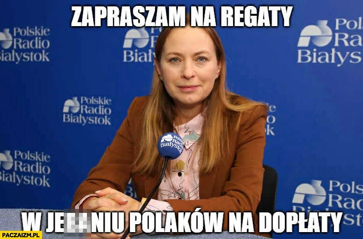 
    Pełczyńska-Nałęcz zapraszam na regaty w jechaniu Polaków na dopłaty KPO