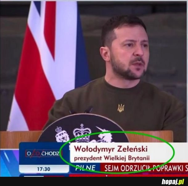 
    Mówią, że wielka Brytania nie ma prezydenta. TVP udowadnia, że się mylą