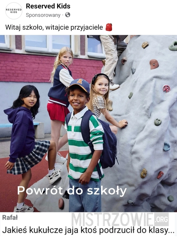 
    Witaj szkoło