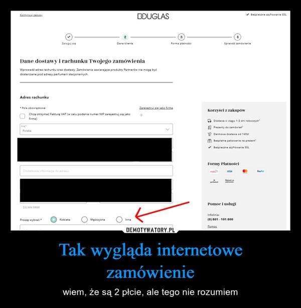 
    Tak wygląda internetowe zamówienie 