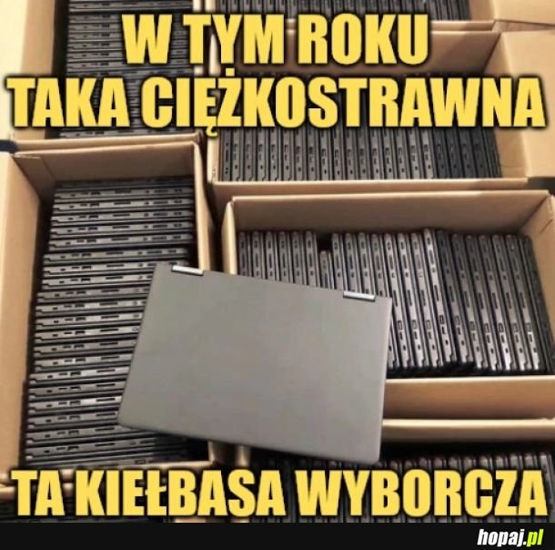 
    Kiełbasa laptopowa. 