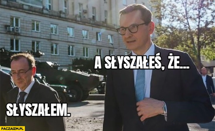 
    Morawiecki a słyszałeś, że? Kamiński: słyszałem