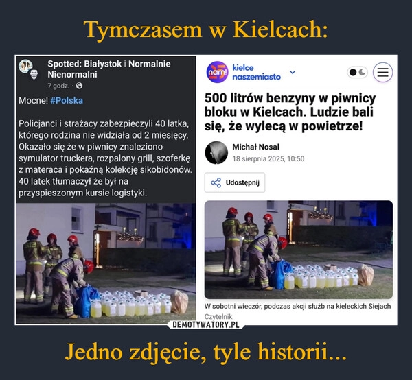 
    Tymczasem w Kielcach: Jedno zdjęcie, tyle historii...