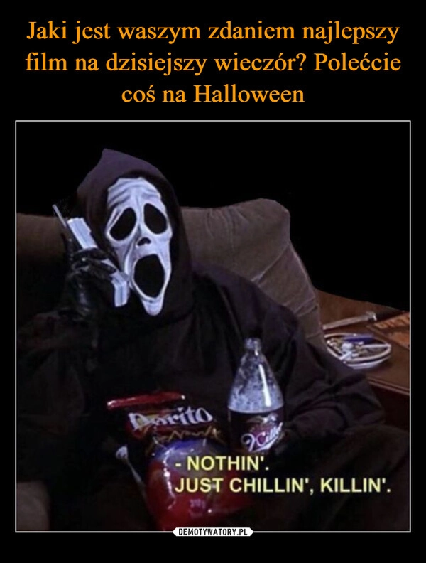 
    Jaki jest waszym zdaniem najlepszy film na dzisiejszy wieczór? Polećcie coś na Halloween