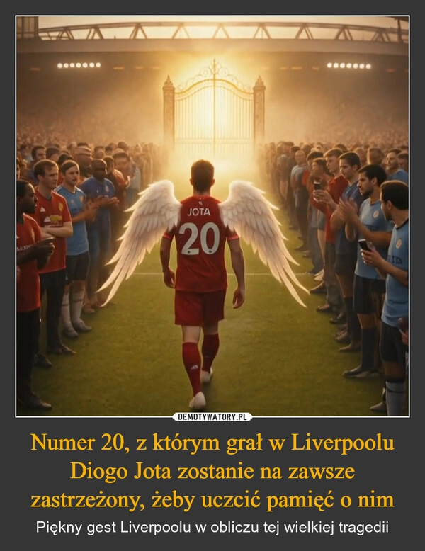 
    Numer 20, z którym grał w Liverpoolu Diogo Jota zostanie na zawsze zastrzeżony, żeby uczcić pamięć o nim