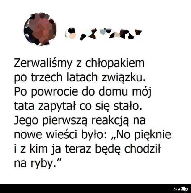 
    Reakcja ojca na wieść od córki 